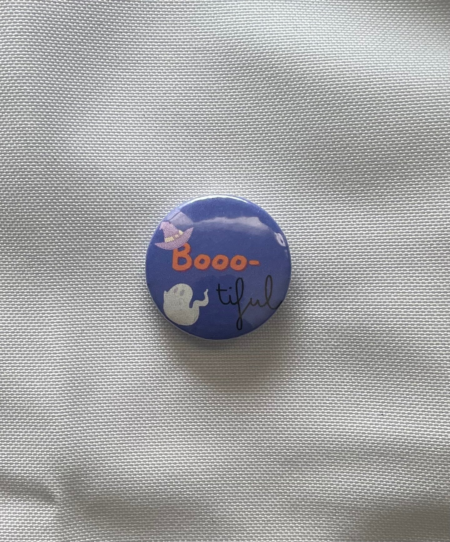 Booo-tiful Halloween Button
