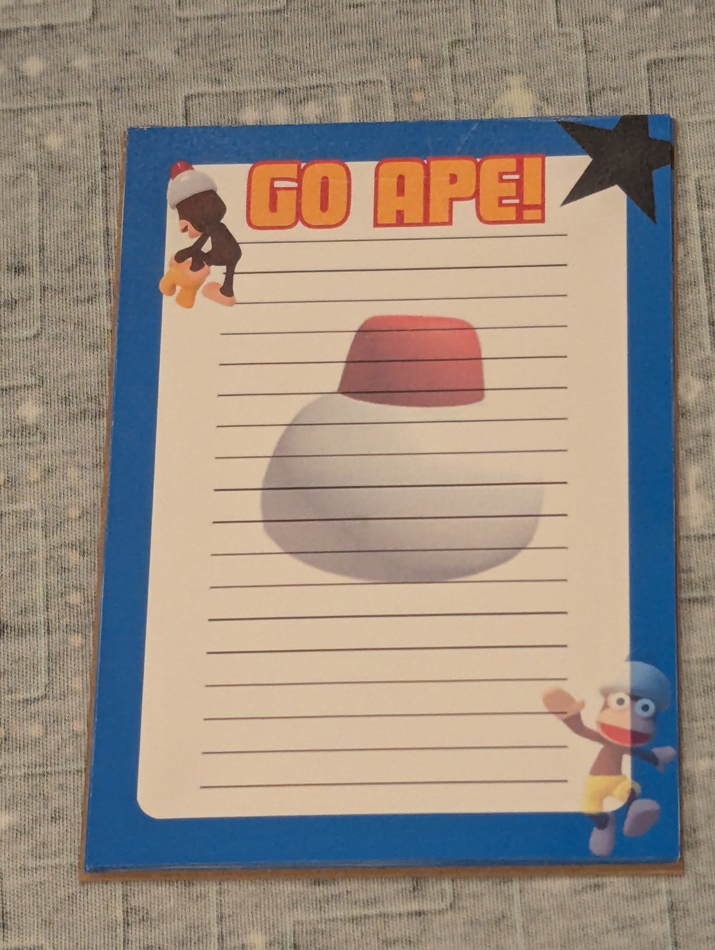 Go Ape! Ape Escape Notepad