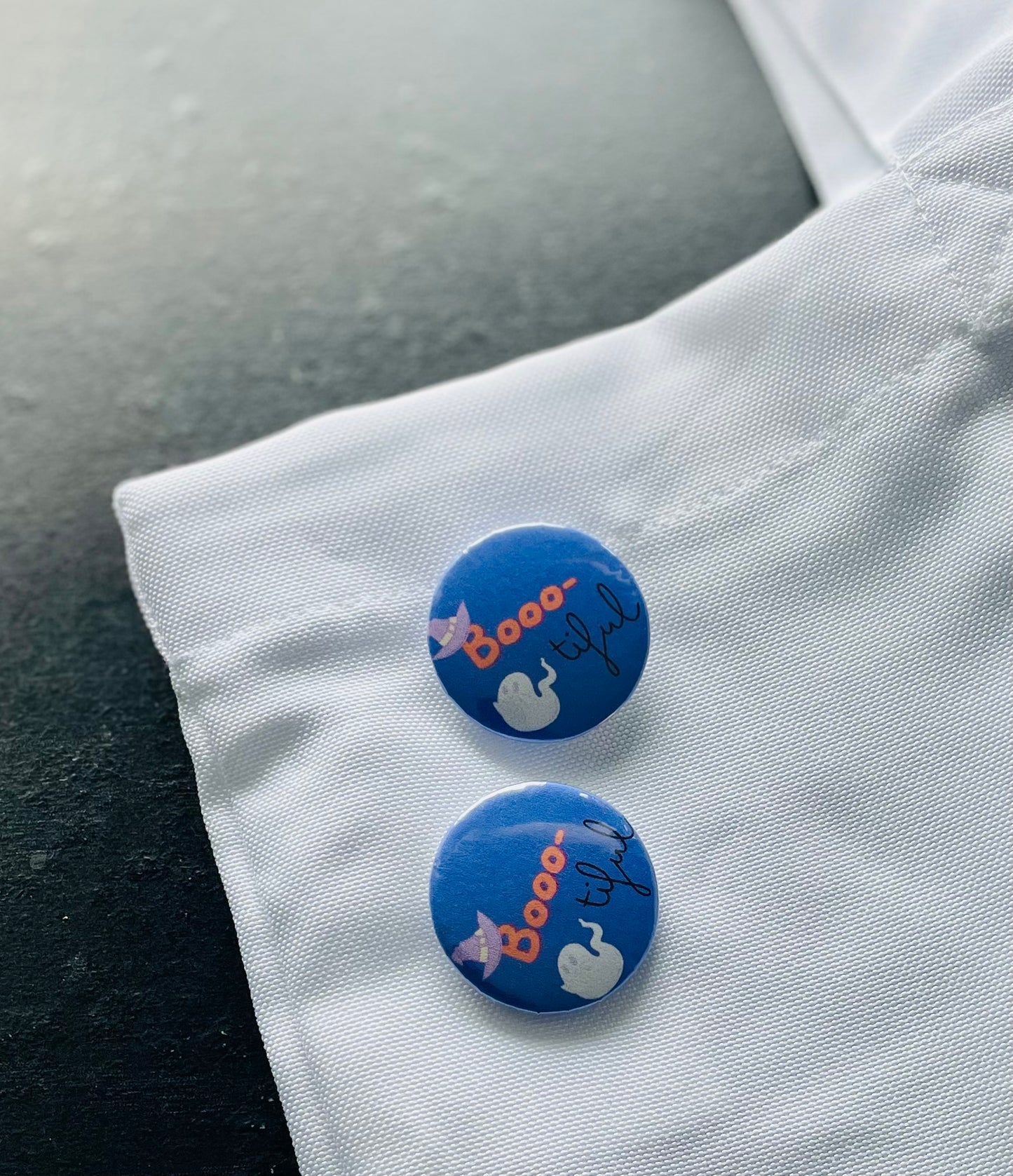 Booo-tiful Halloween Button