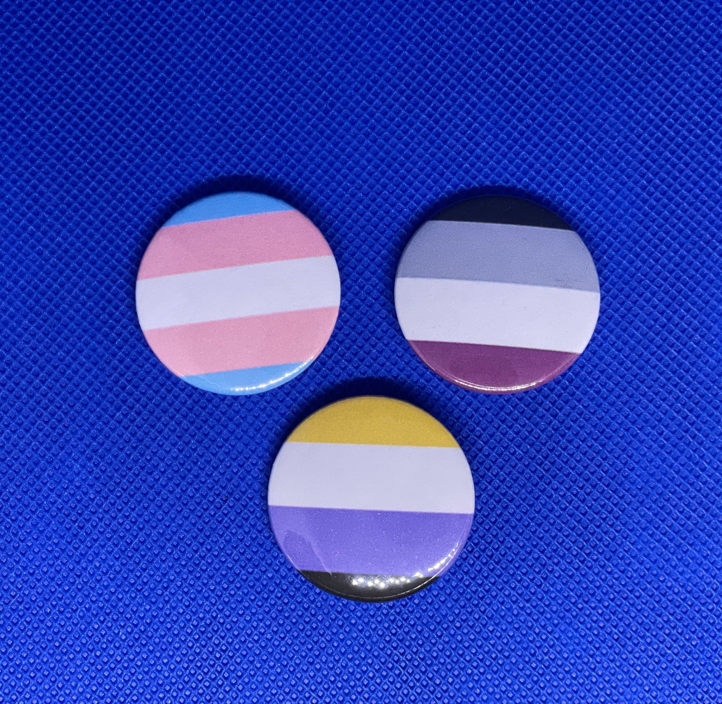 Glossy Pride Flag Buttons