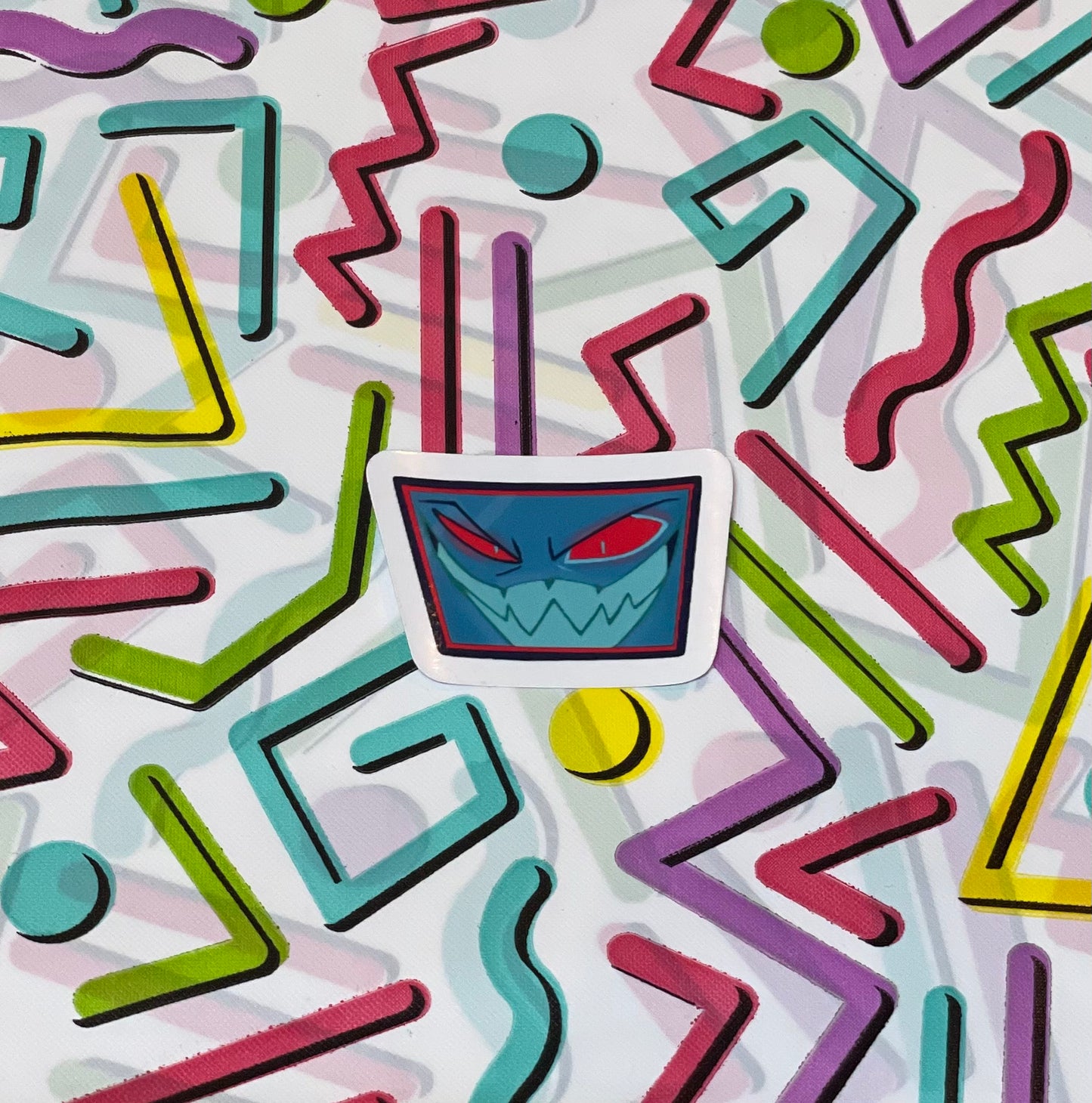 Hazbin Hotel sticker featuring Vox.