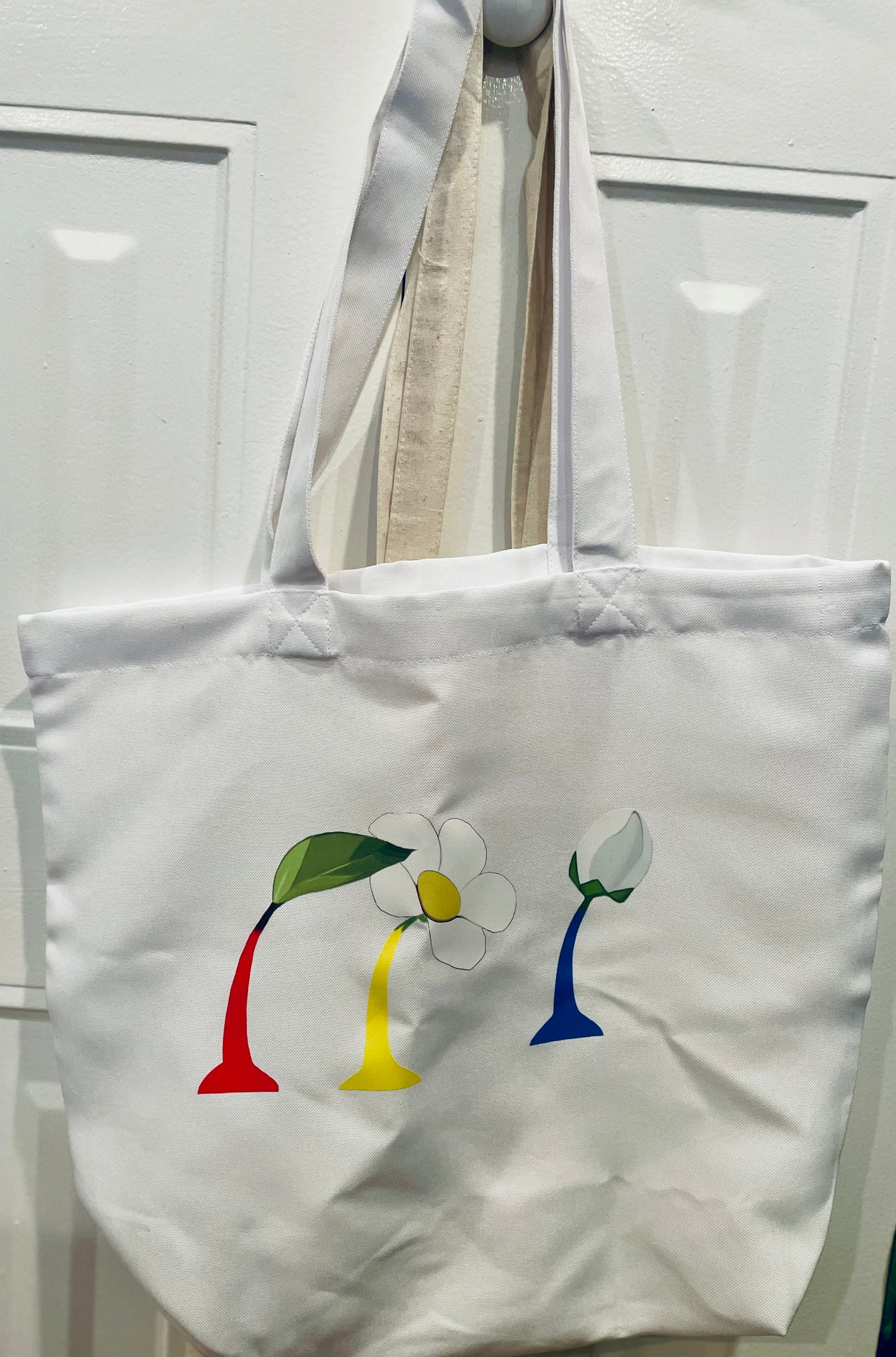 Curio Pikmin Polyester Tote Bag