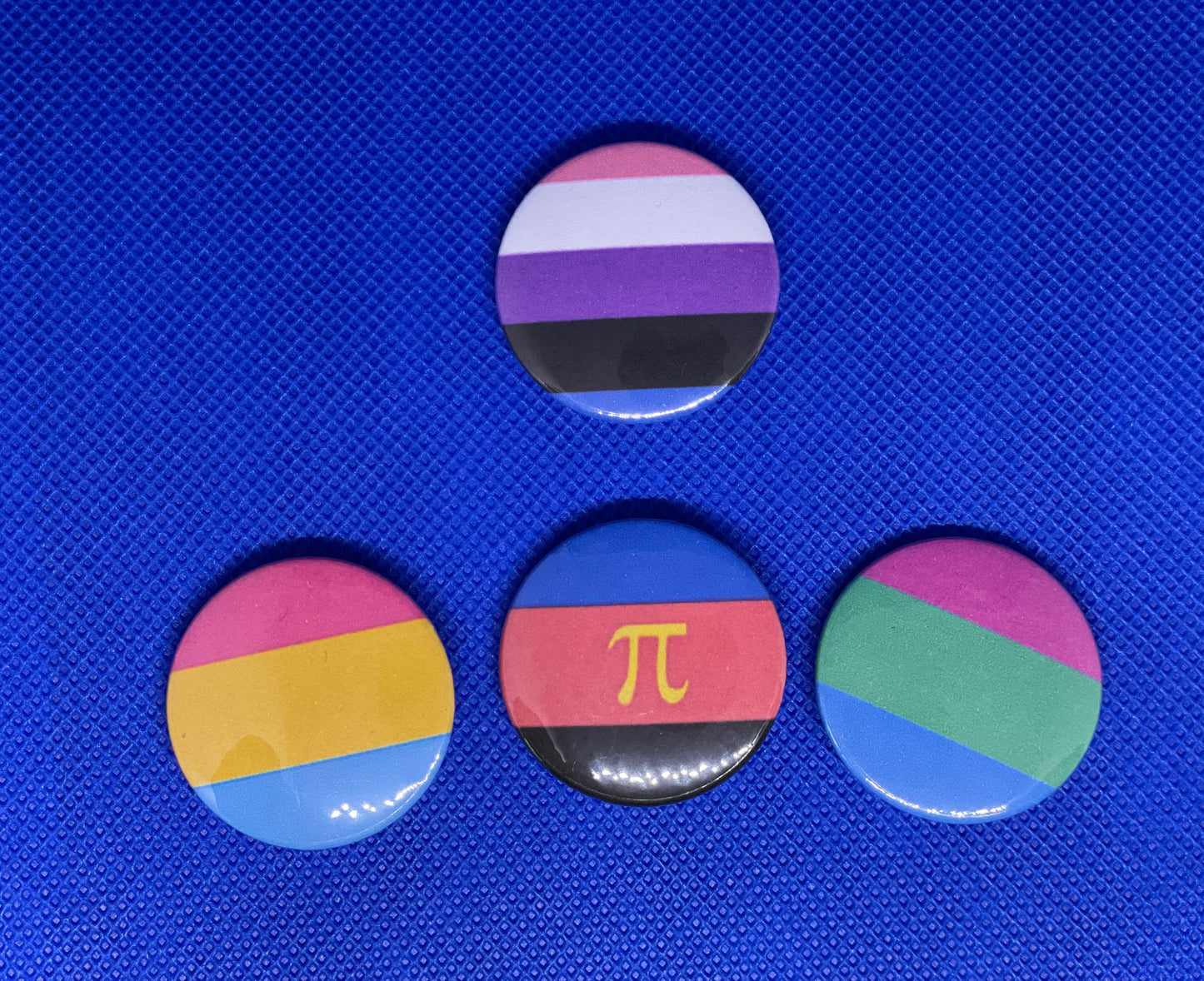 Glossy Pride Flag Buttons