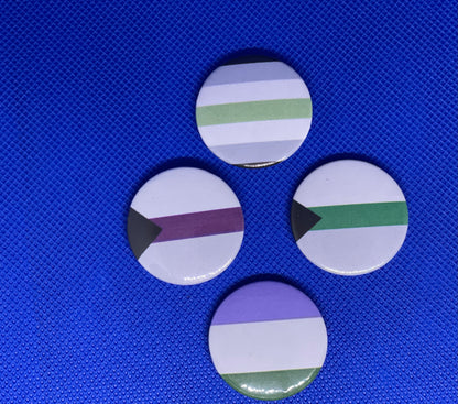 Glossy Pride Flag Buttons