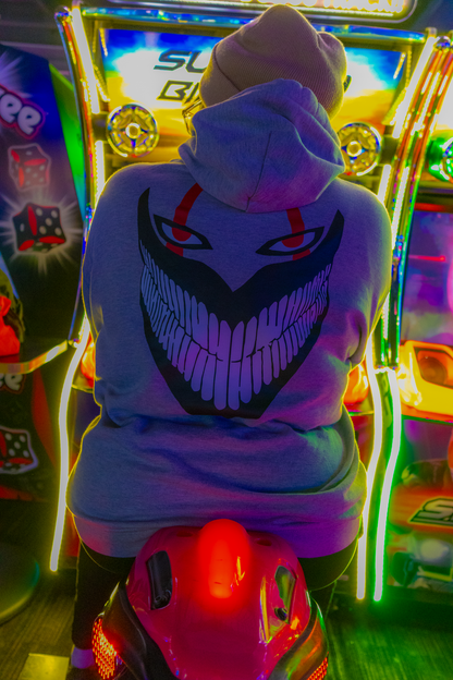 DanDaDan Okarun & Turbo Granny Space Gray Hoodie