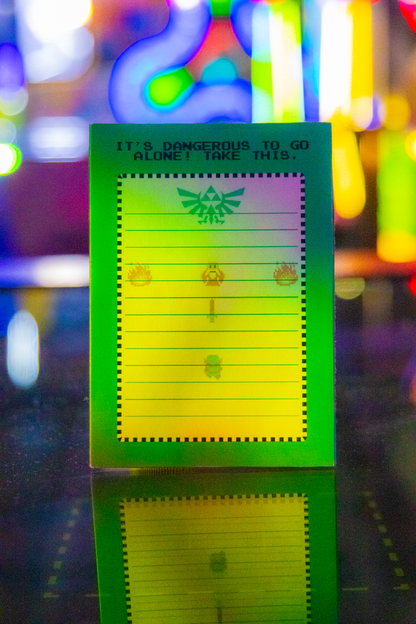 It’s Dangerous to Go Alone Zelda Notepad