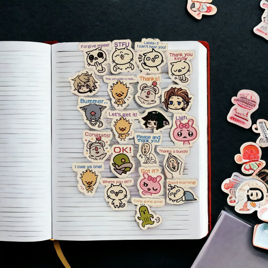NEO: The World Ends With You Text Stickers