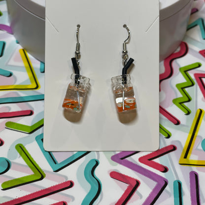 Boba Bottle Drop Earrings