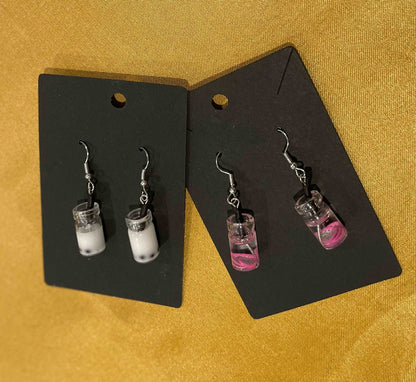 Boba Bottle Drop Earrings