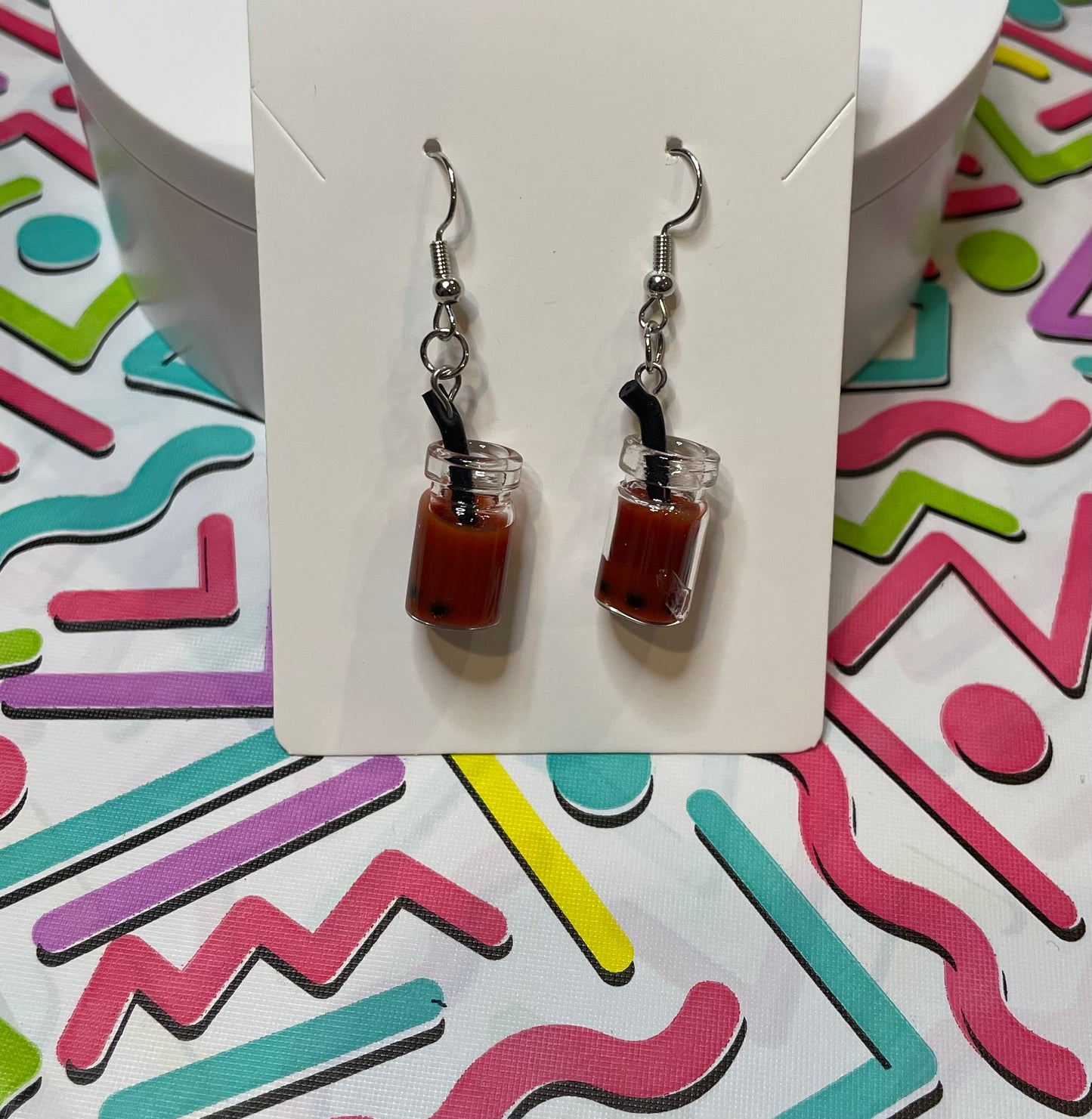 Boba Bottle Drop Earrings