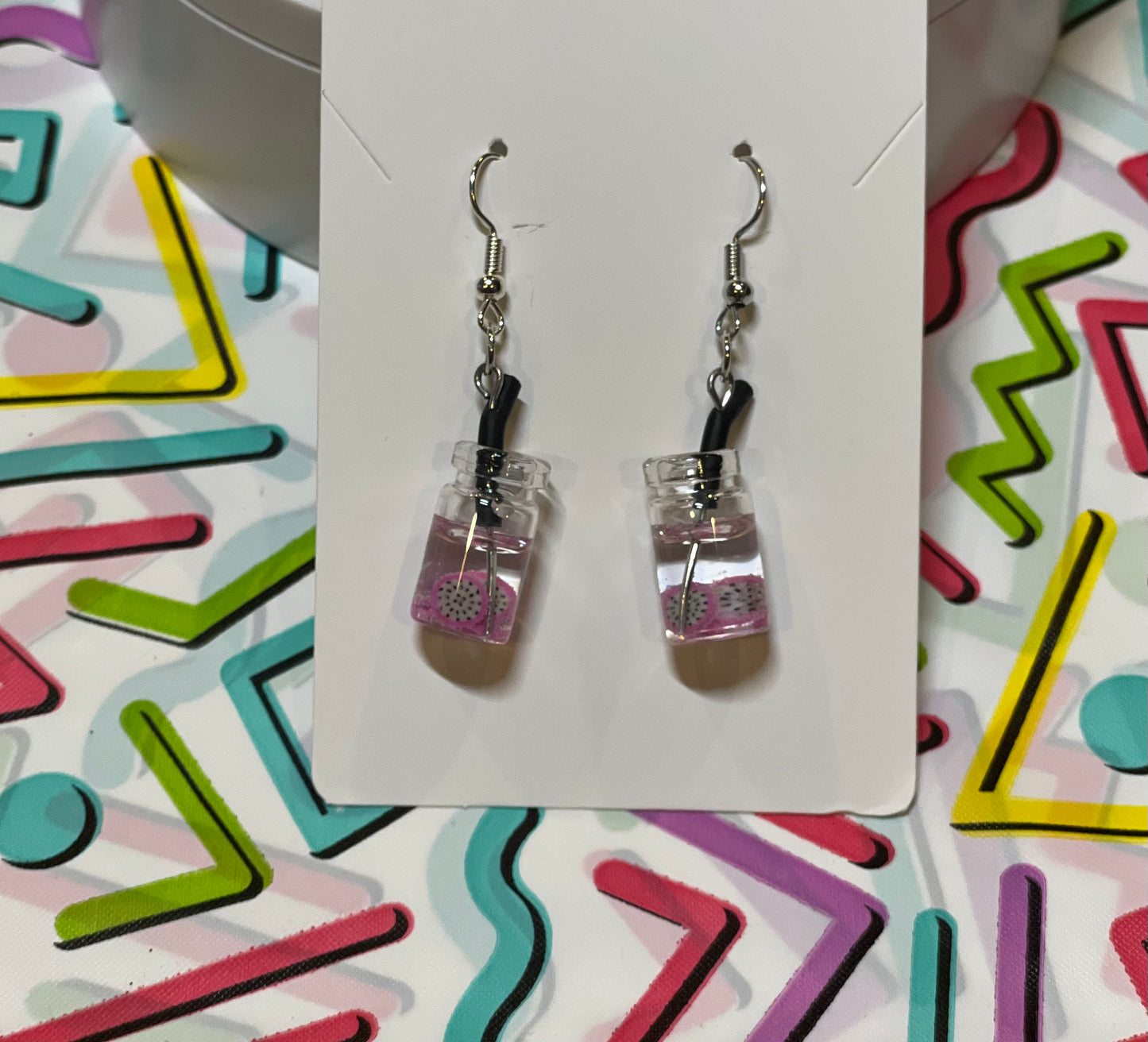 Boba Bottle Drop Earrings