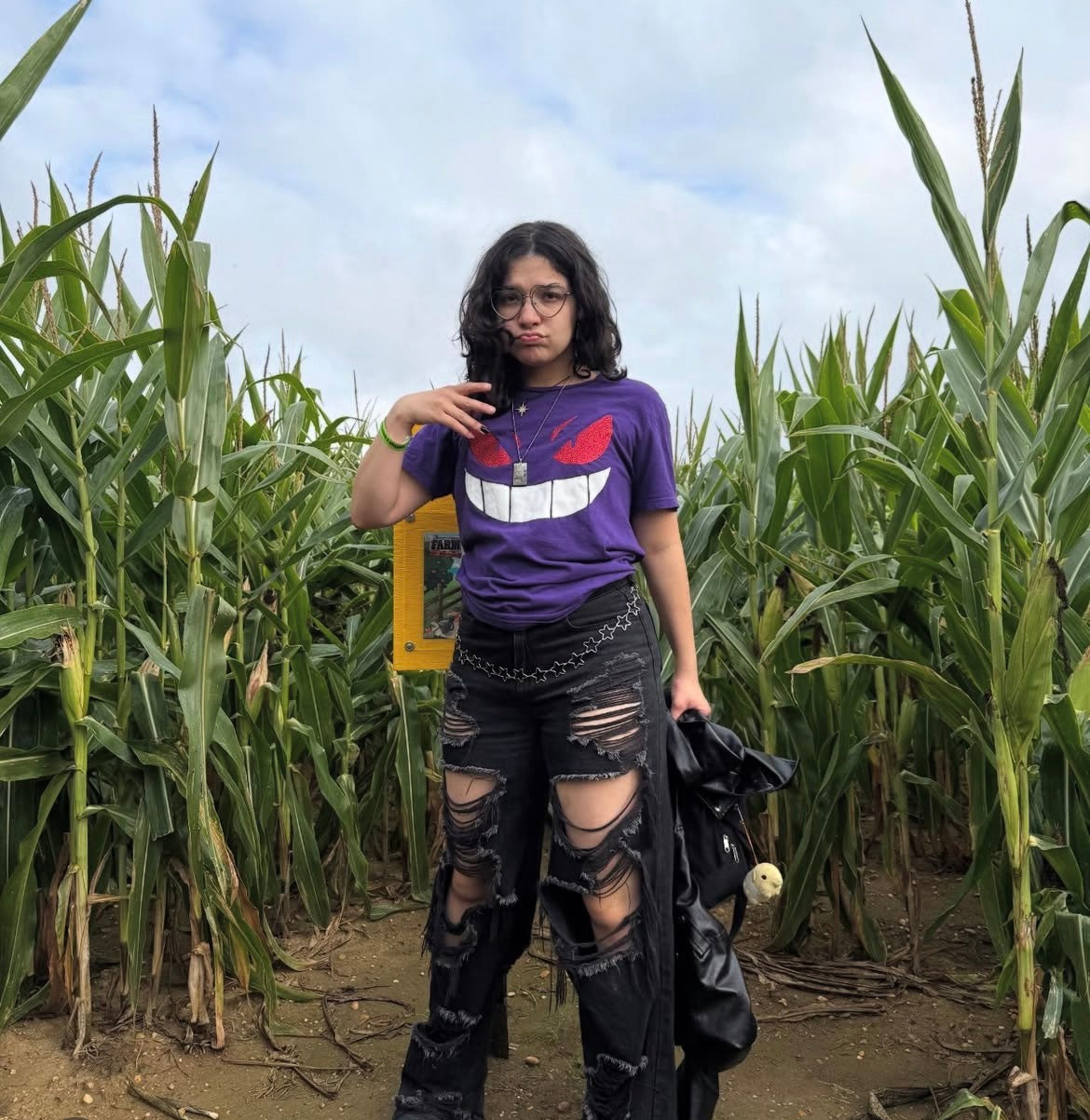 Camiseta con cara de Gengar