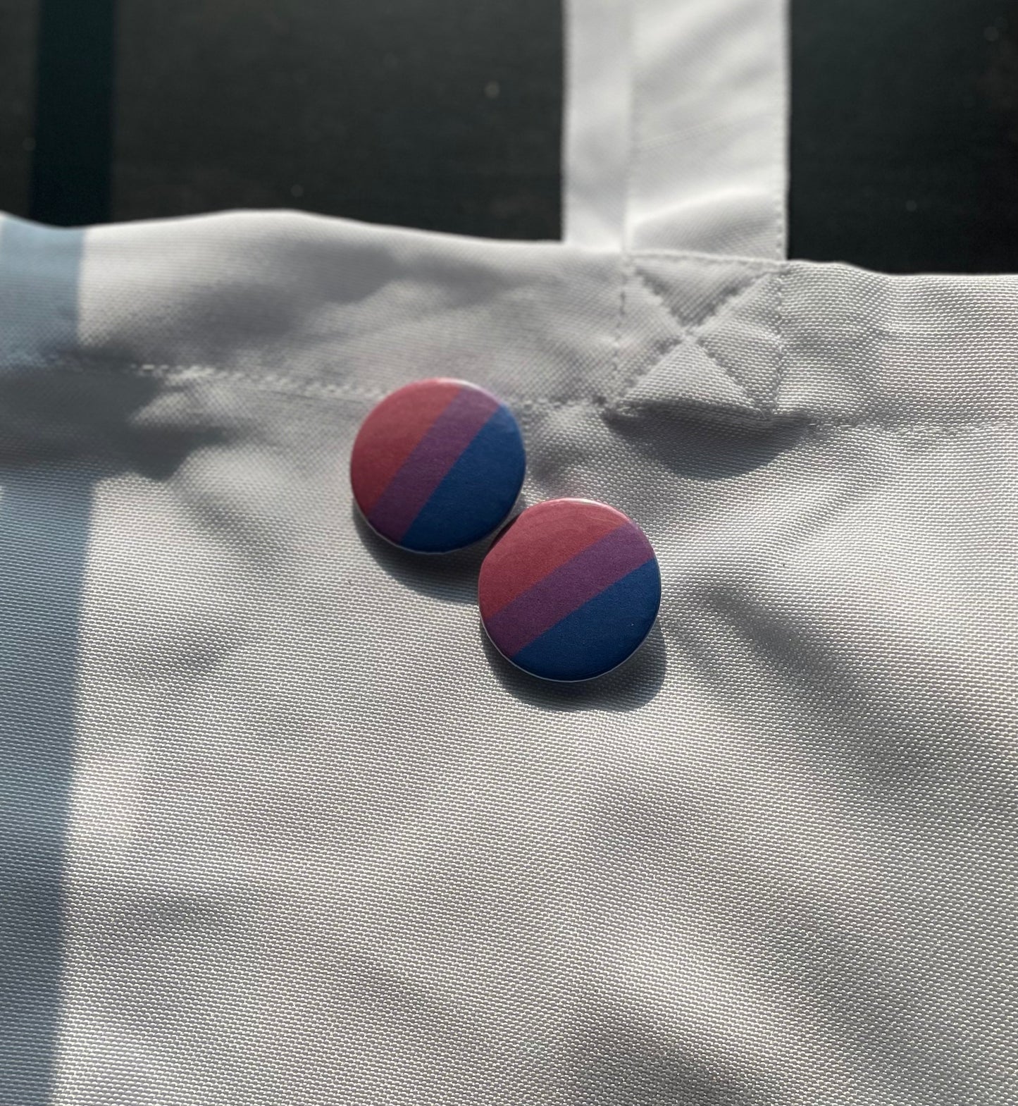 Glossy Pride Flag Pin-Back Buttons