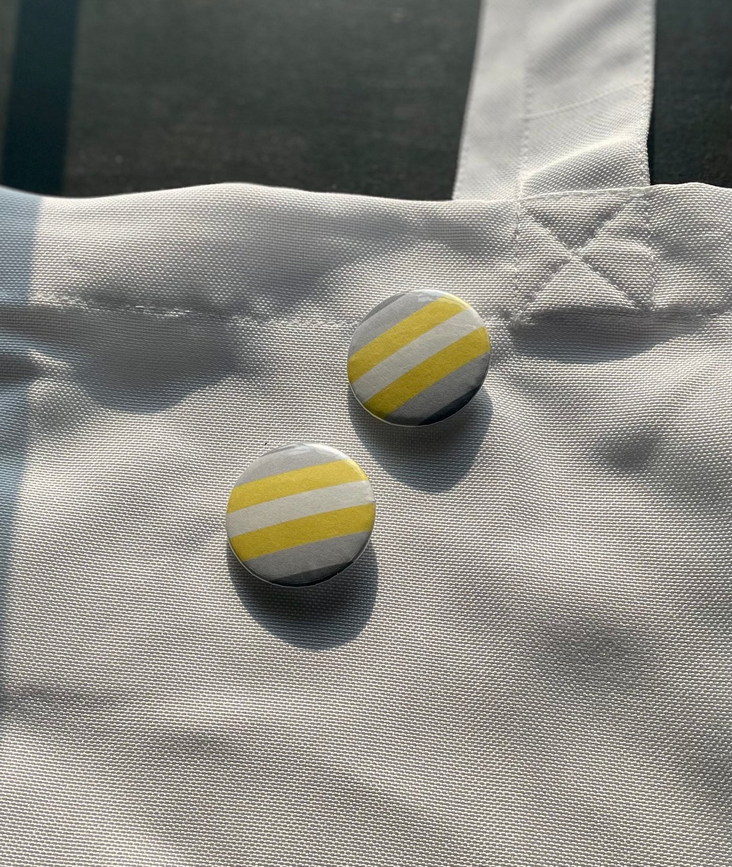 Glossy Pride Flag Pin-Back Buttons