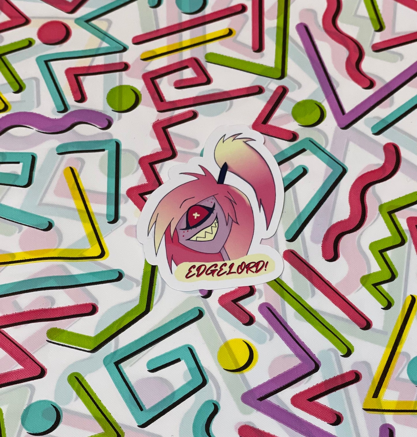 Hazbin Hotel sticker featuring Cherri Bomb.