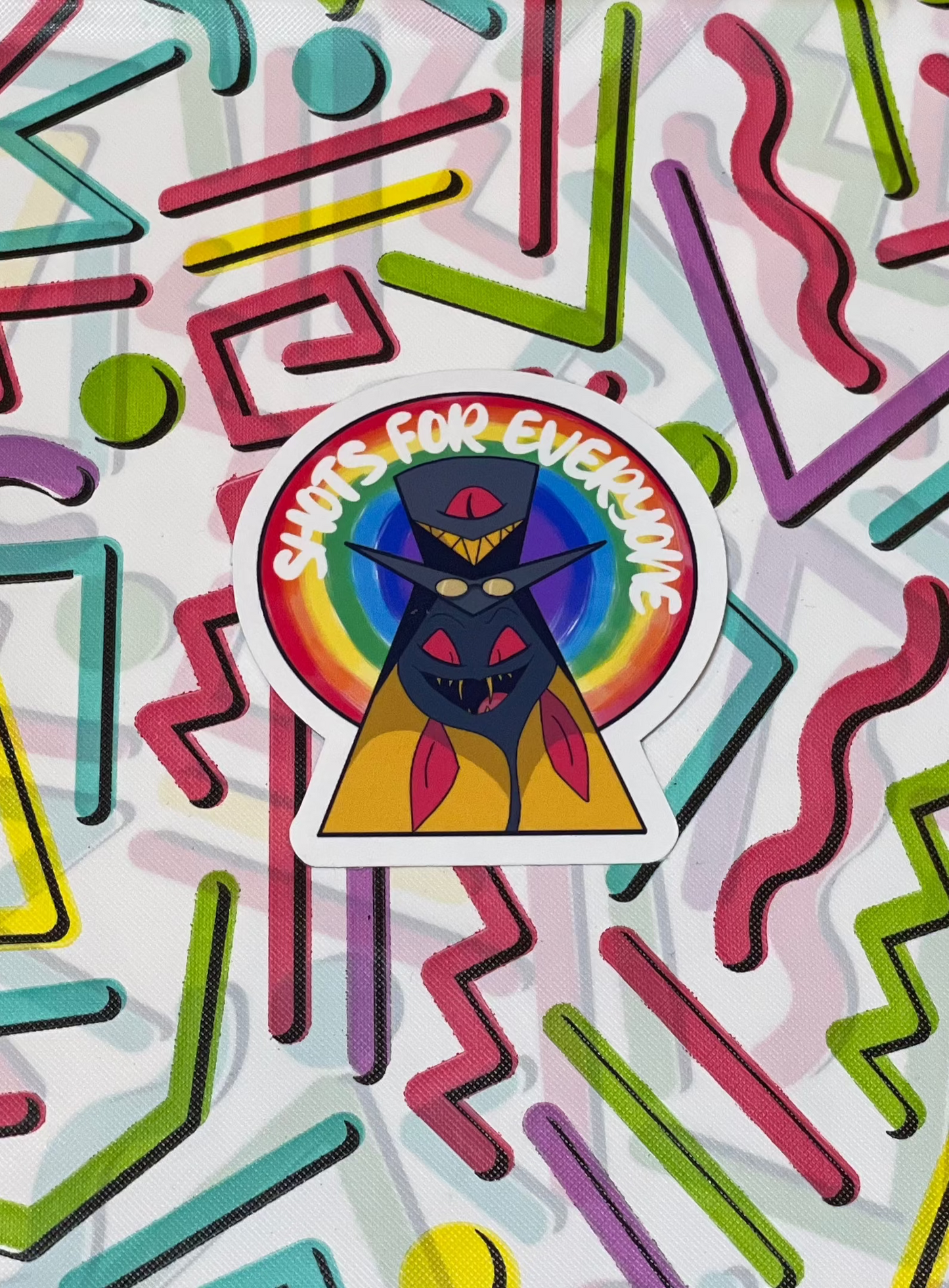 Hazbin Hotel sticker featuring Sir Pentious.