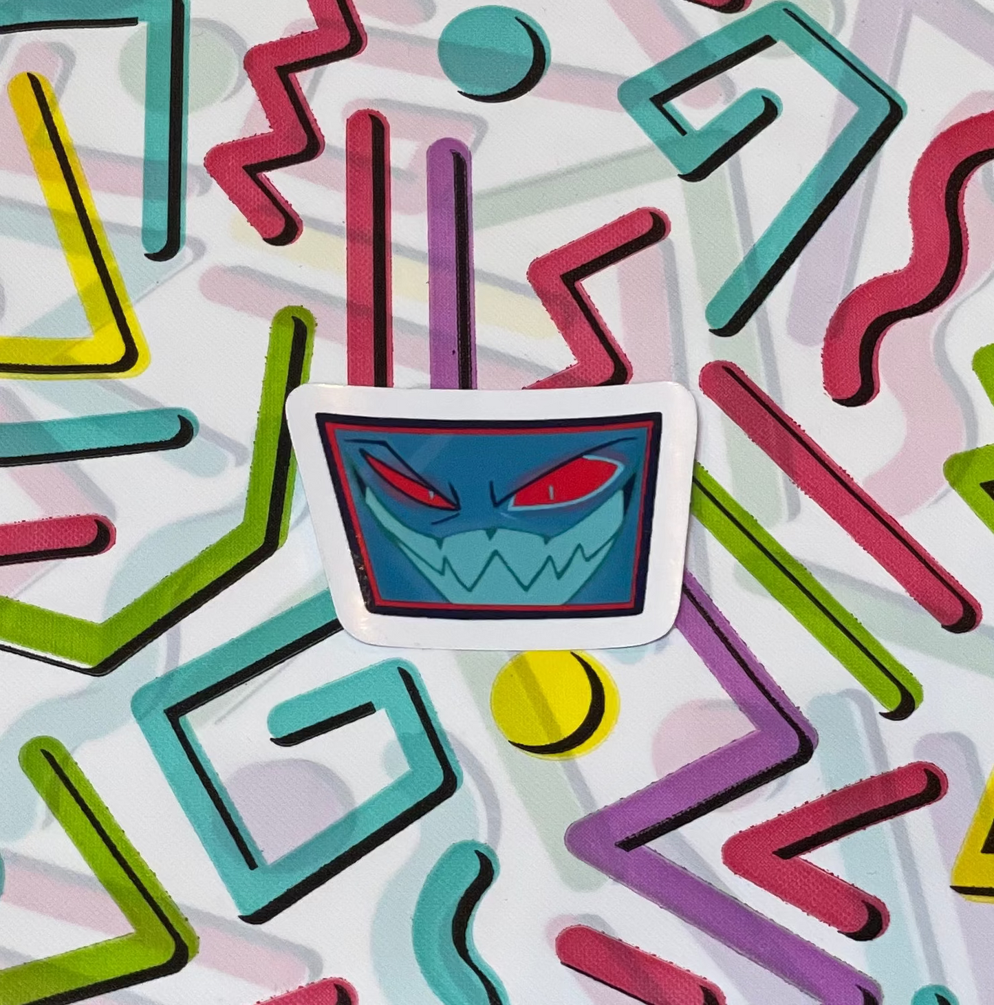 Hazbin Hotel sticker featuring Vox.