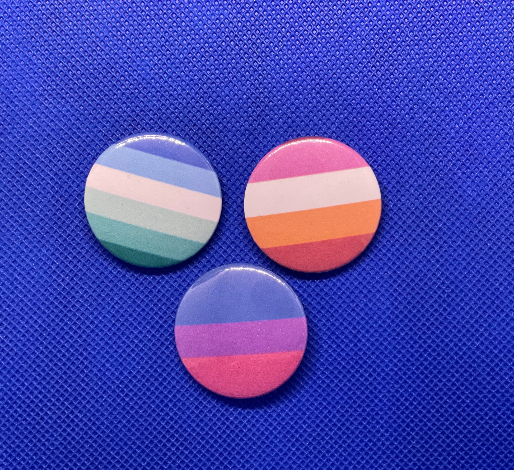 Glossy Pride Flag Buttons