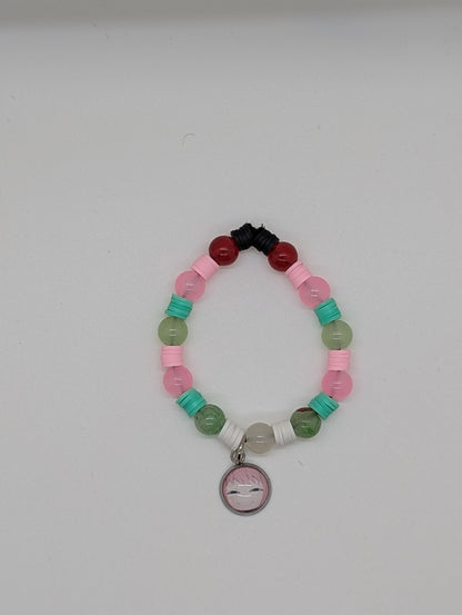 Anime/Video Game Crystal Glass Beaded Bracelets