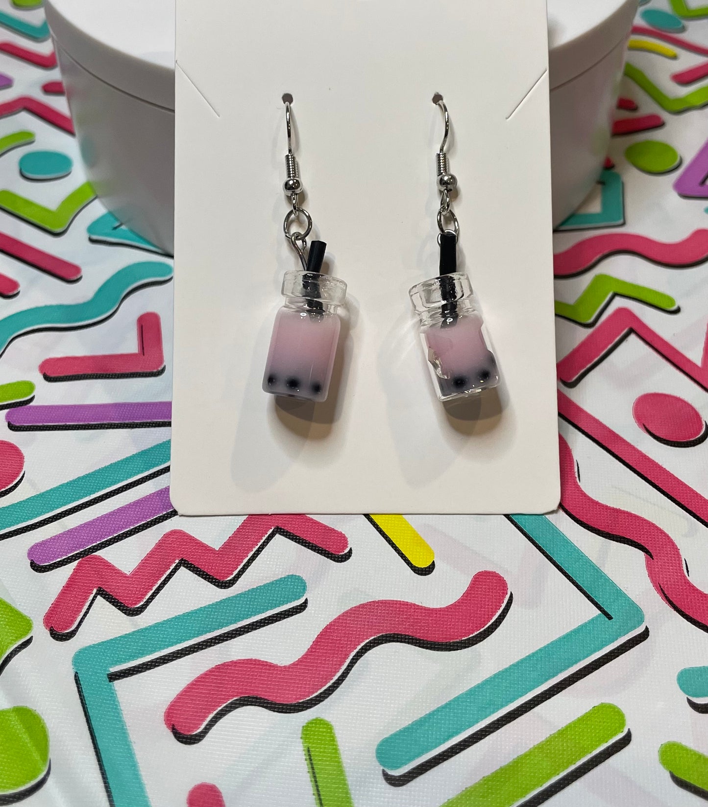 Boba Bottle Drop Earrings