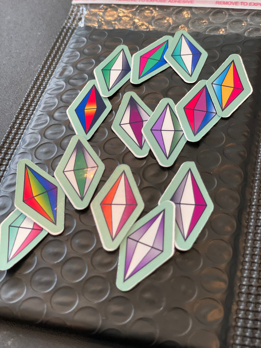 Pride Plumbob Stickers