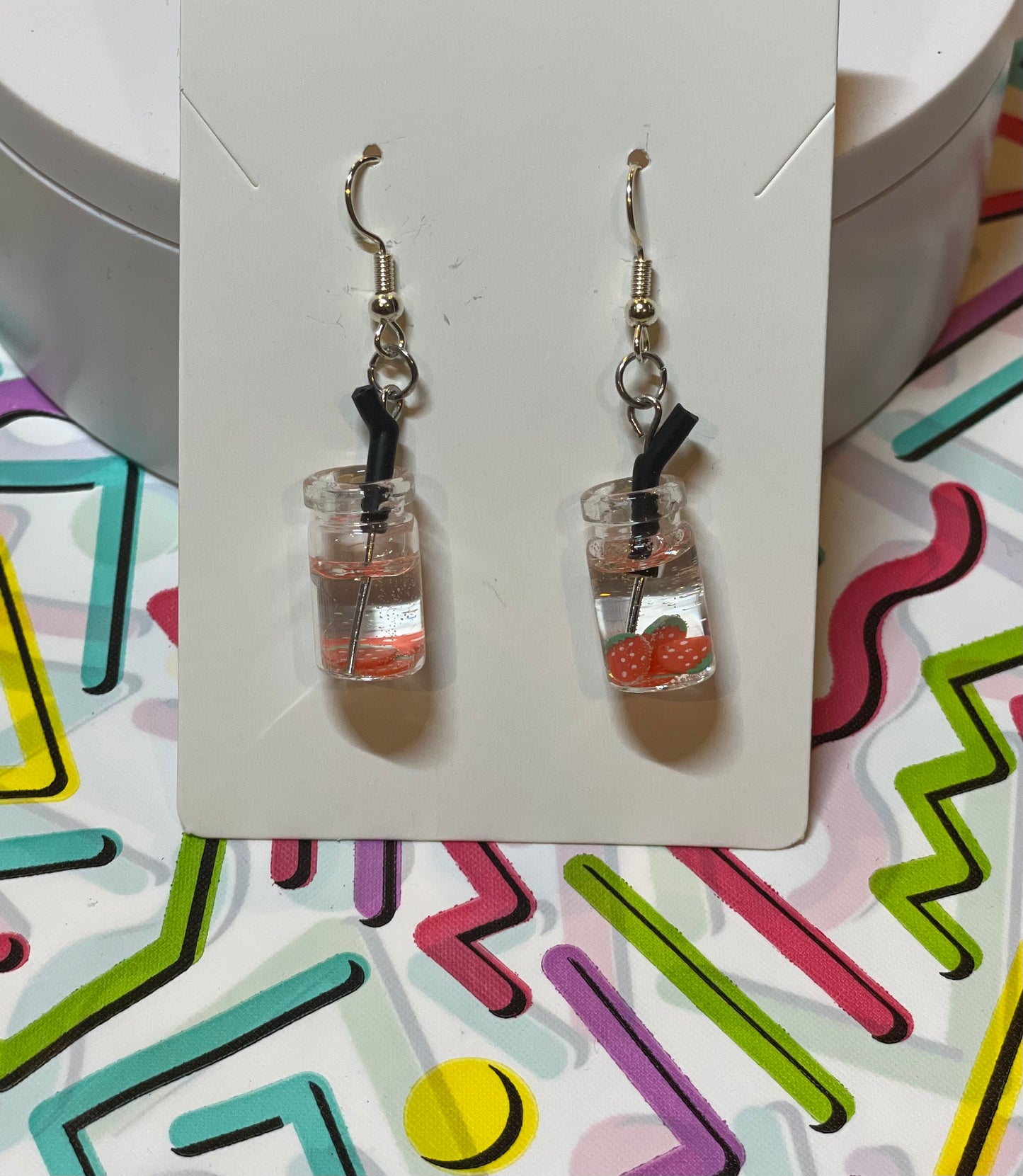 Boba Bottle Drop Earrings