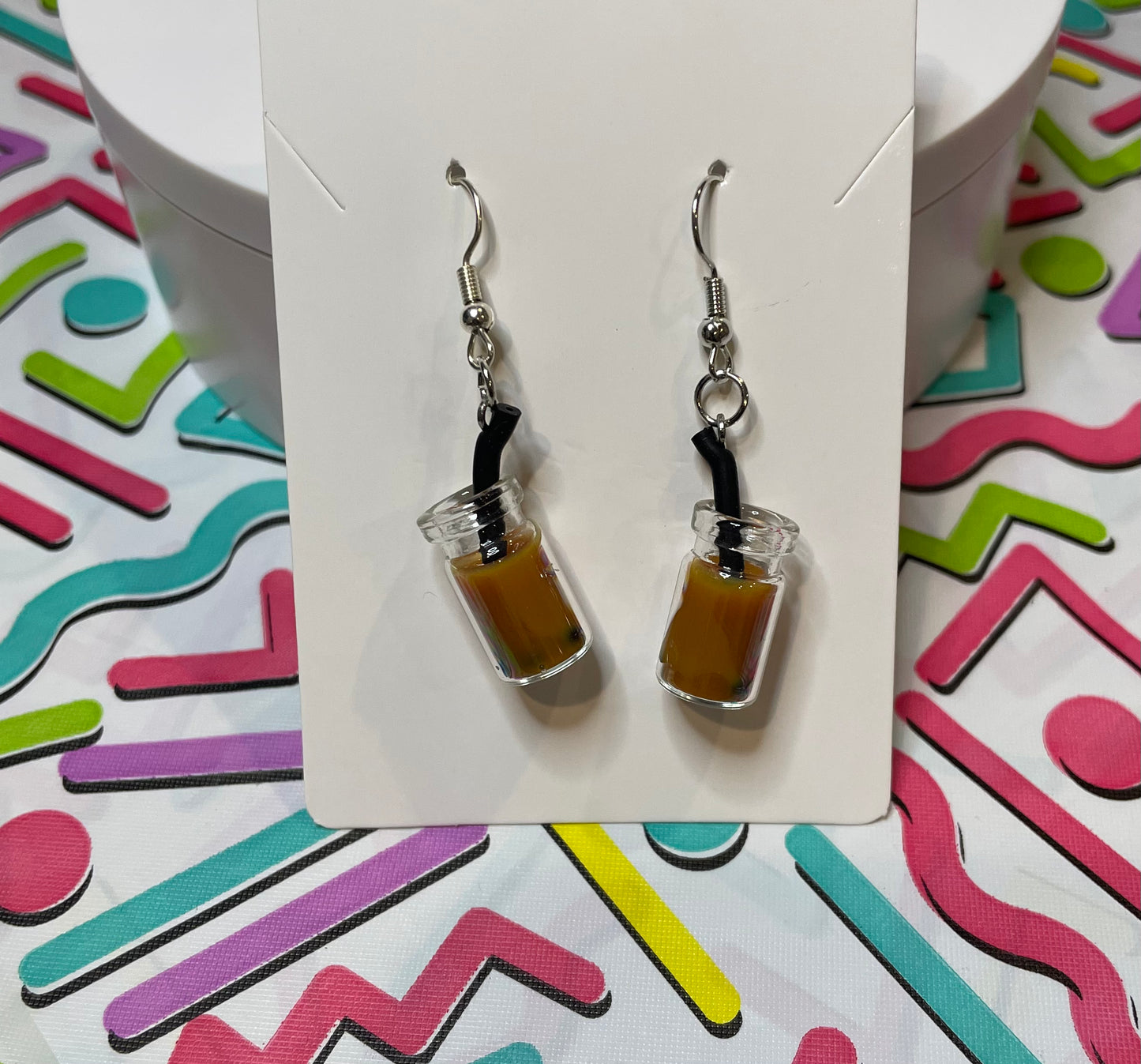 Boba Bottle Drop Earrings