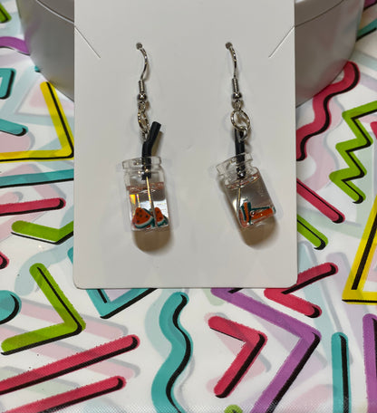 Boba Bottle Drop Earrings