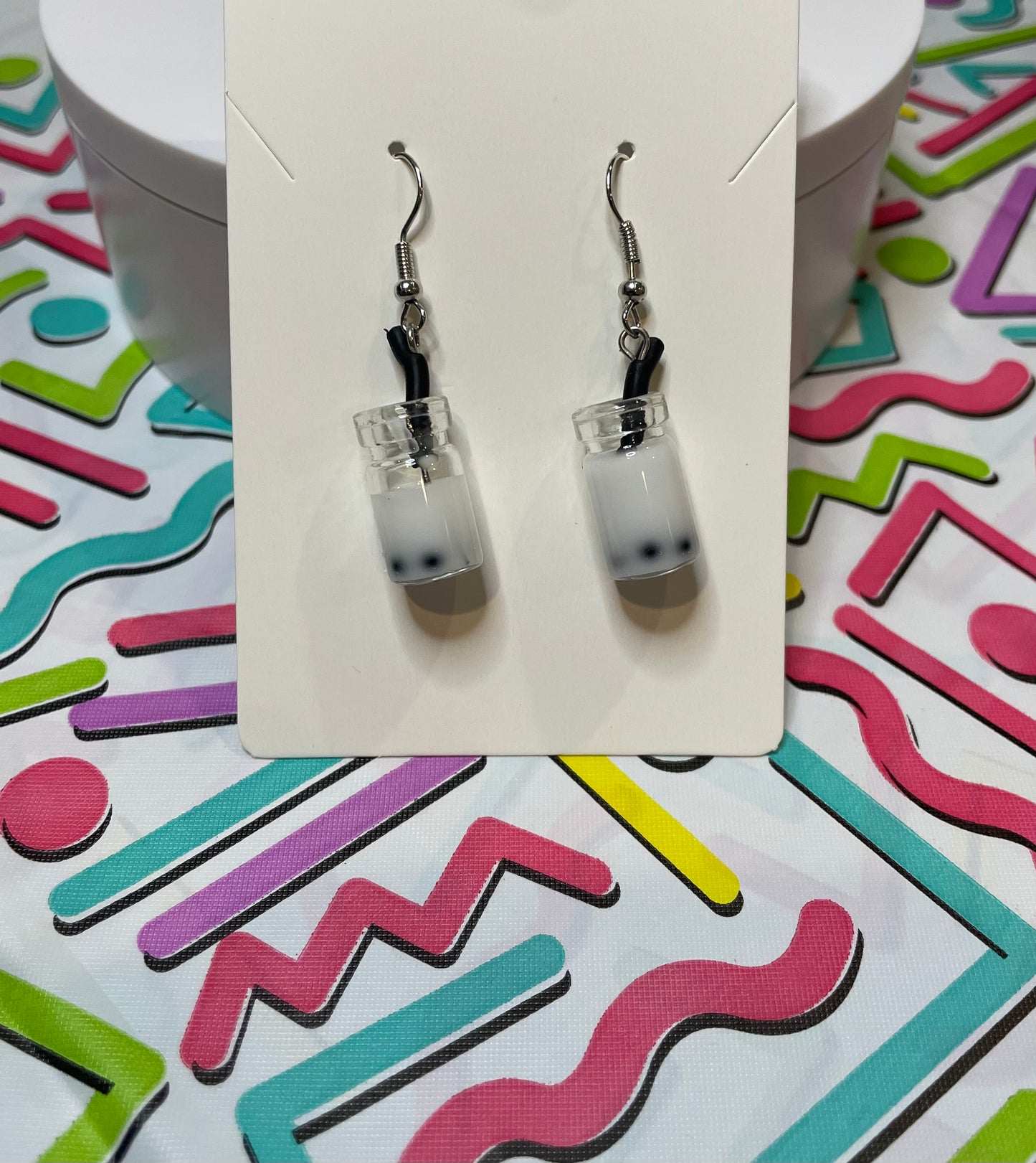 Boba Bottle Drop Earrings